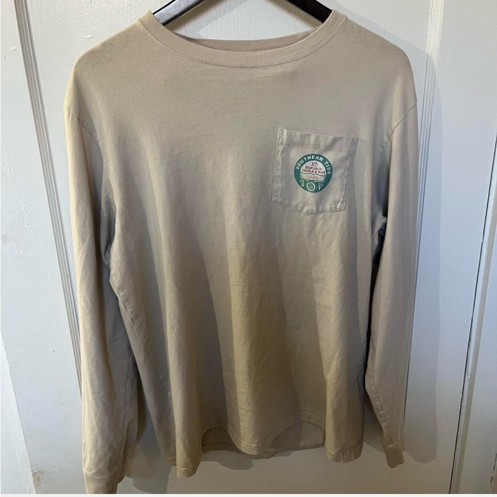 Southern Tide Light Tan Crewneck